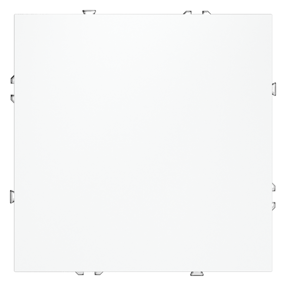 Заглушка VOLTUM S70 с суппортом, (белый матовый) фото 1 — Дзинь ля-ля