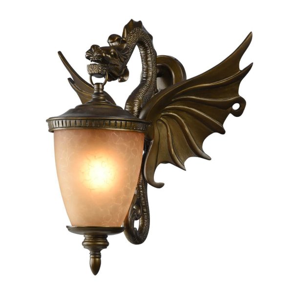 Уличный настенный светильник Favourite Dragon 1717-1W — Дзинь ля-ля