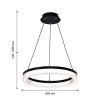 Подвесной светодиодный светильник Favourite Cirkler 4399-4P фото 2 &mdash; Дзинь ля-ля