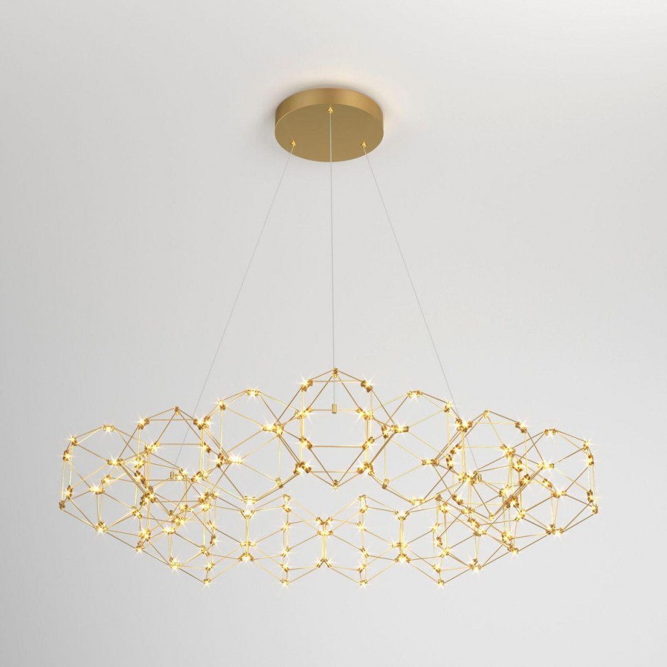 Подвесной светодиодный светильник Eurosvet Uma 90169/15 медь фото 1 &mdash; Дзинь ля-ля