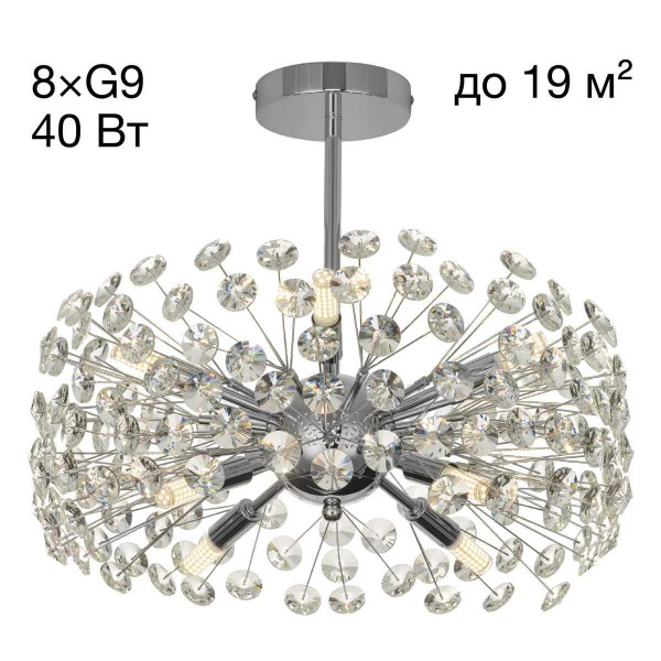 Потолочная люстра Citilux Eletto Betsy EL322CA08.1 &mdash; Дзинь ля-ля