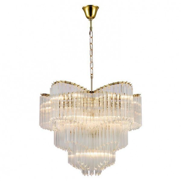 Подвесная люстра Newport Amanda 8918/C gold М0069928 &mdash; Дзинь ля-ля