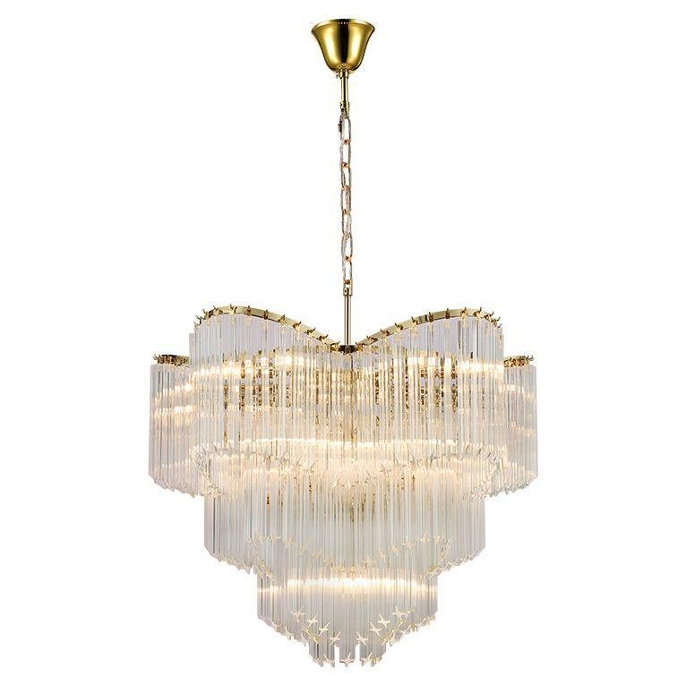 Подвесная люстра Newport Amanda 8918/C gold М0069928 фото 1 &mdash; Дзинь ля-ля