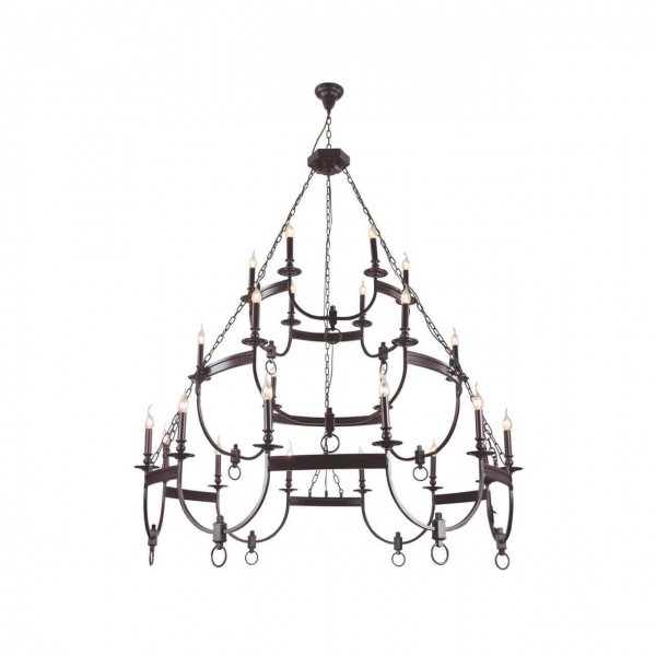 Подвесная люстра Crystal Lux Suerte Brown SP12+6+6 &mdash; Дзинь ля-ля