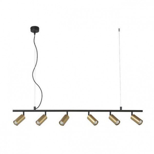 Подвесная люстра Crystal Lux CLT 015C6 L1200 BL-GO &mdash; Дзинь ля-ля