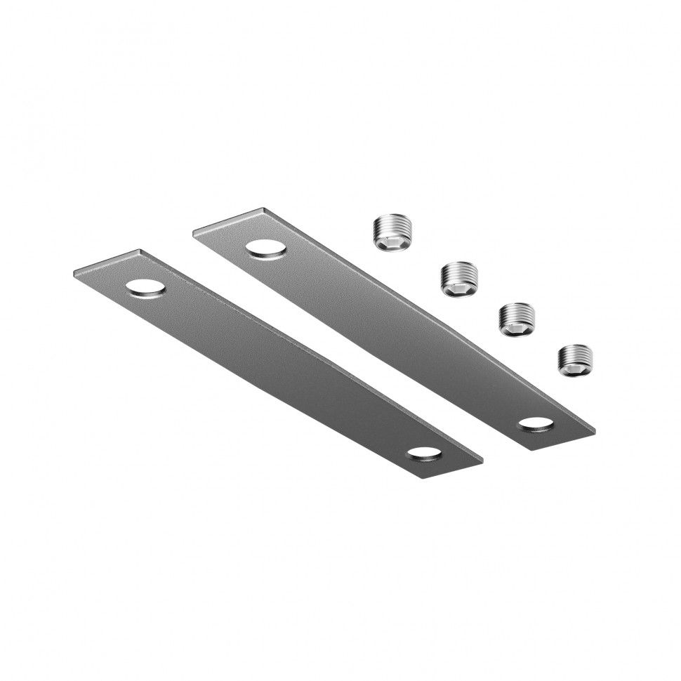 Коннектор прямой для встраиваемого шинопровода, 2 шт. Maytoni TRA184C-12S фото 1 — Дзинь ля-ля