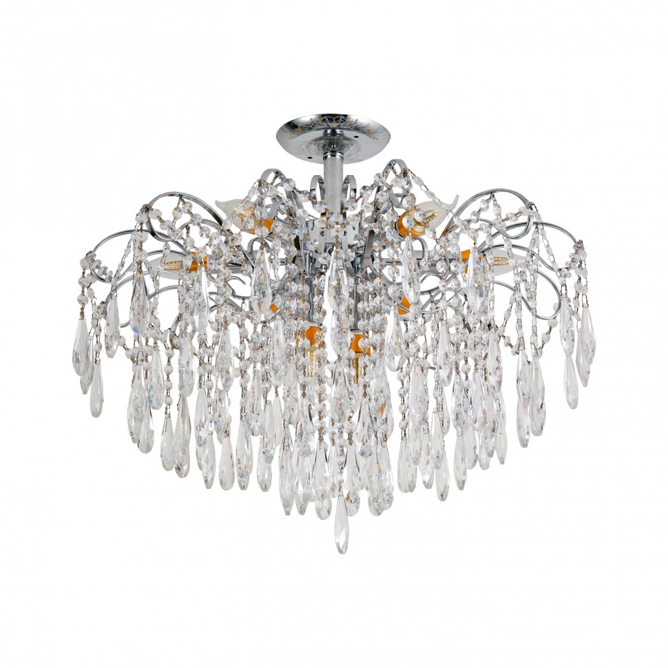 Люстра с хрусталем 59172/8CR WT ЭкономСвет фото 1 — Дзинь ля-ля
