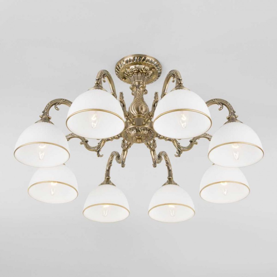 Потолочная люстра Eurosvet Caldera 60106/8 античная бронза фото 1 &mdash; Дзинь ля-ля