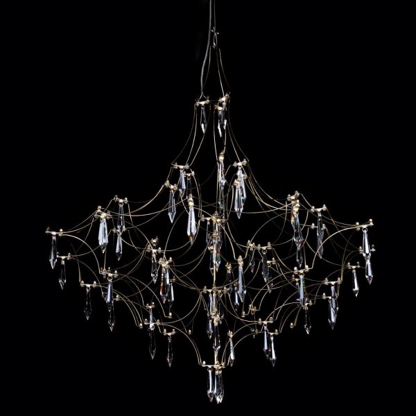 Подвесная светодиодная люстра Loft IT Mira 10259/800 Gold Asfour — Дзинь ля-ля