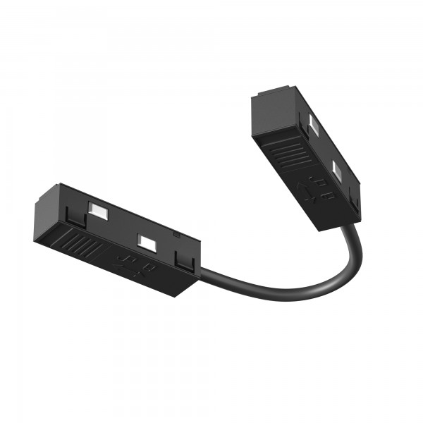Коннектор питания угловой гибкий 15см Exility черный Maytoni TRA034CPC-42B-15-1 — Дзинь ля-ля