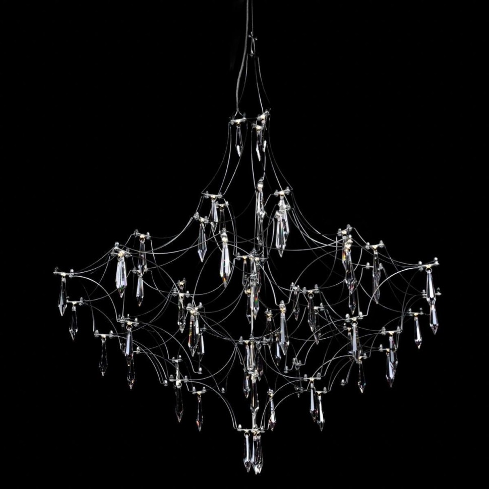 Подвесная светодиодная люстра Loft IT Mira 10259/800 Silver Asfour фото 1 — Дзинь ля-ля