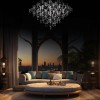 Подвесная светодиодная люстра Loft IT Mira 10259/800 Silver Asfour фото 7 — Дзинь ля-ля