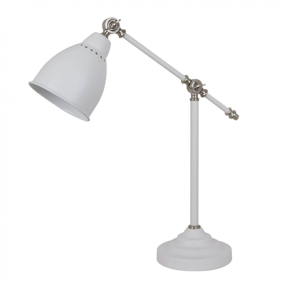 Настольная лампа Arte Lamp Braccio A2054LT-1WH фото 1 — Дзинь ля-ля
