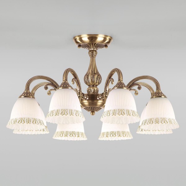 Потолочная люстра Eurosvet Campina 60107/8 античная бронза &mdash; Дзинь ля-ля