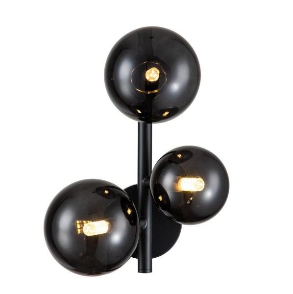 Бра Indigo Molecola 11018/3W Black V000198 — Дзинь ля-ля