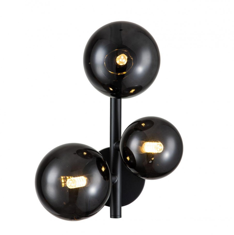 Бра Indigo Molecola 11018/3W Black V000198 фото 1 — Дзинь ля-ля