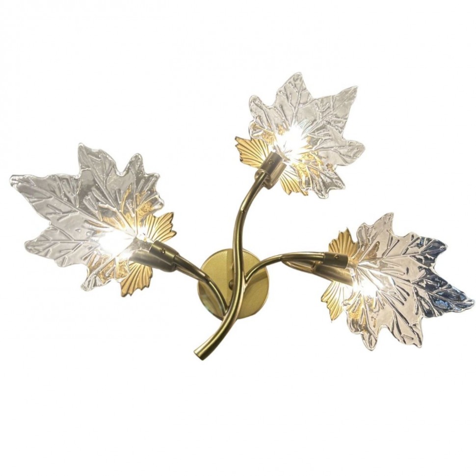 Бра хрустальное G21153/3wGD CL+GD Gerhort фото 1 — Дзинь ля-ля