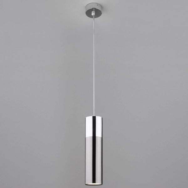 Подвесной светильник Eurosvet 50135/1 LED хром/черный жемчуг — Дзинь ля-ля