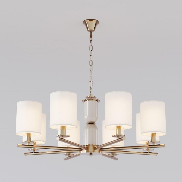 Подвесная люстра Eurosvet Caprera 60146/8 латунь &mdash; Дзинь ля-ля