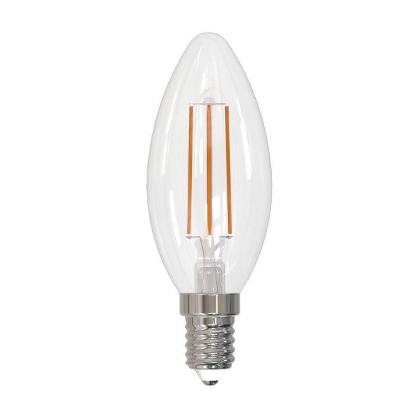 Лампа светодиодная филаментная Volpe E14 5W 4000K прозрачная LED-C35-5W/4000K/E14/CL/SLF UL-00008325 — Дзинь ля-ля