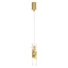 Подвесной светильник Crystal Lux Primavera SP1 Gold фото 4 &mdash; Дзинь ля-ля