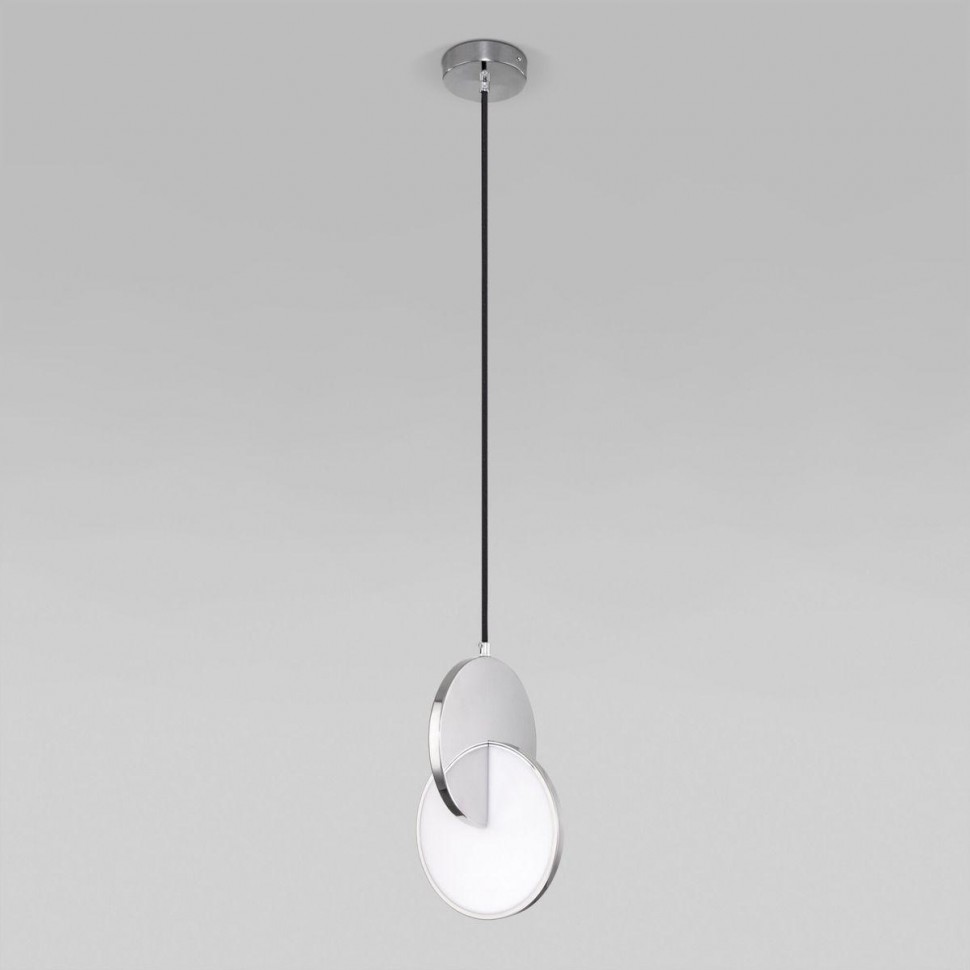 Подвесной светодиодный светильник Eurosvet Lang 50225/1 Led хром фото 1 &mdash; Дзинь ля-ля