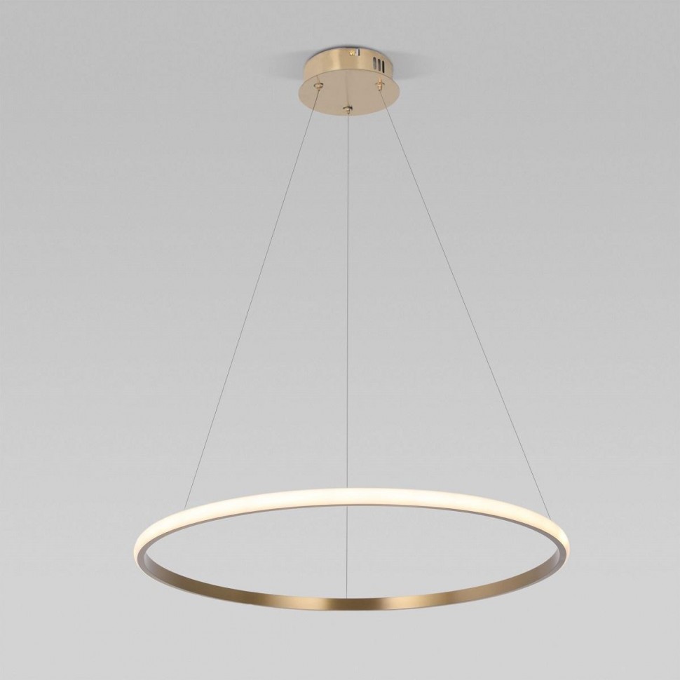 Подвесной светодиодный светильник Eurosvet Collars 90264/1 латунь фото 1 &mdash; Дзинь ля-ля
