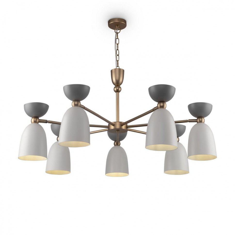 Подвесная люстра Maytoni Cloches MOD113PL-07W фото 1 — Дзинь ля-ля