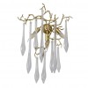 Настенный светильник Crystal Lux Reina AP3 Gold Pearl фото 1 &mdash; Дзинь ля-ля