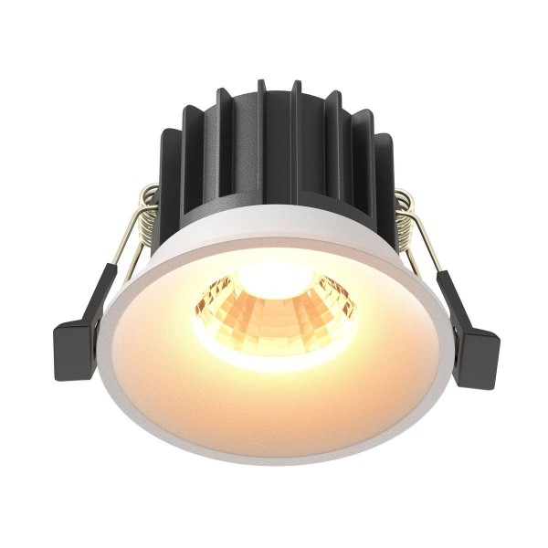 Встраиваемый светодиодный светильник Maytoni Technical Round DL058-12W2.7K-W &mdash; Дзинь ля-ля
