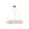 Подвесной светодиодный светильник Loft IT Crystal ring 10135/800 Gold фото 1 — Дзинь ля-ля