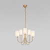 Подвесная люстра Eurosvet Abbey 60164/6 латунь Smart фото 1 &mdash; Дзинь ля-ля