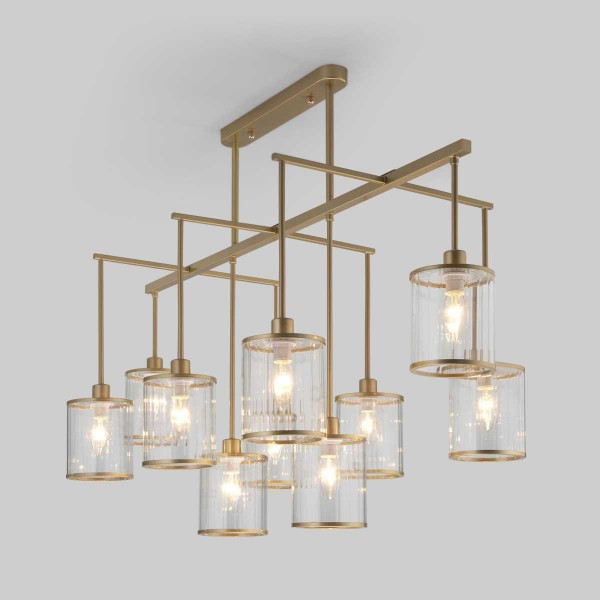 Потолочная люстра Eurosvet 60144/10 золото &mdash; Дзинь ля-ля