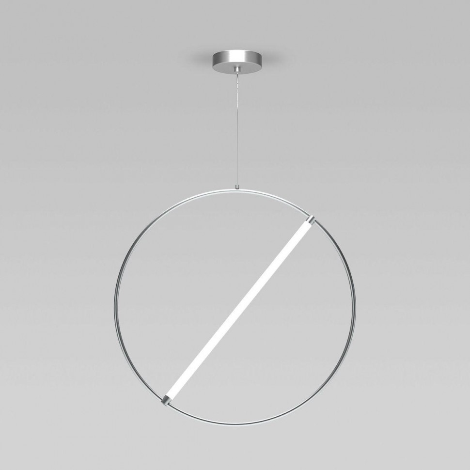 Подвесной светодиодный светильник Eurosvet Element 90282/1 хром фото 1 &mdash; Дзинь ля-ля