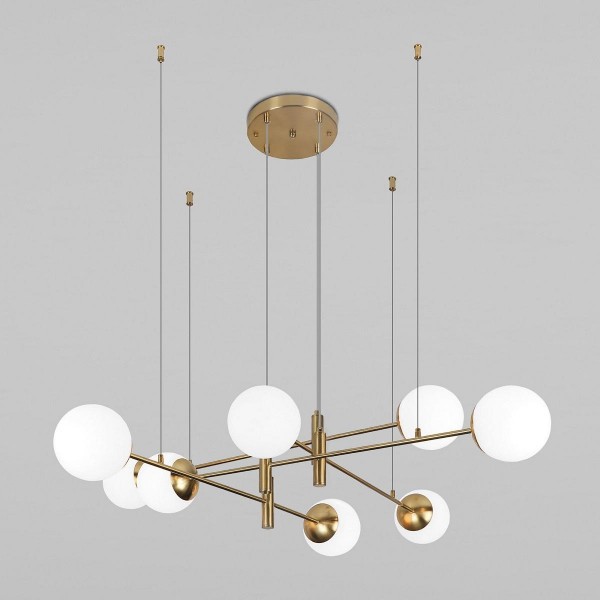 Подвесная люстра Eurosvet Planet 70146/8 латунь &mdash; Дзинь ля-ля