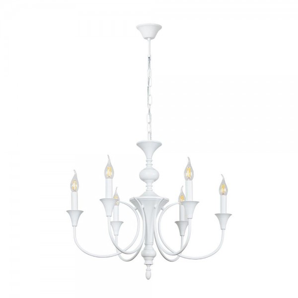 Подвесная люстра Arte Lamp COLLINETTA A4094LM-6WH &mdash; Дзинь ля-ля