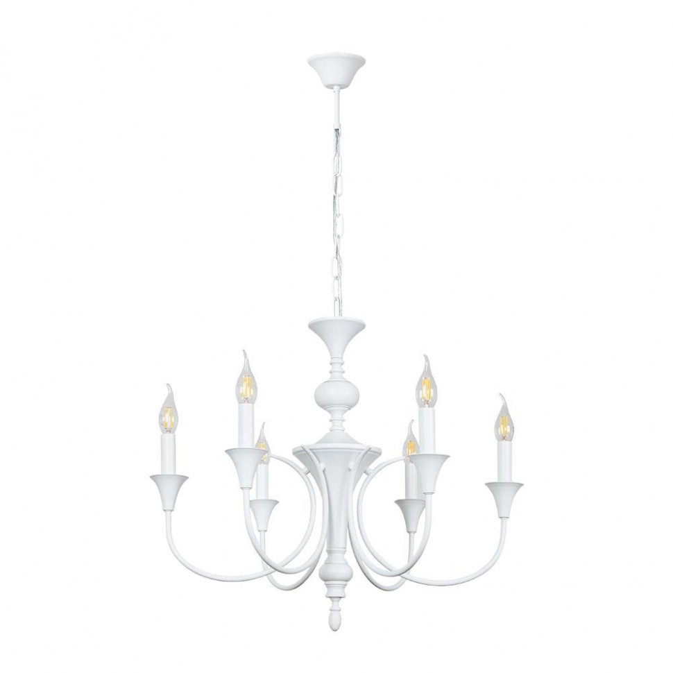 Подвесная люстра Arte Lamp COLLINETTA A4094LM-6WH фото 1 &mdash; Дзинь ля-ля