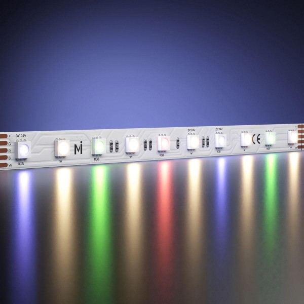 Светодиодная лента Maytoni 14,4W/m 60LED/m 5050SMD теплый белый + RGB 5M 201132 — Дзинь ля-ля