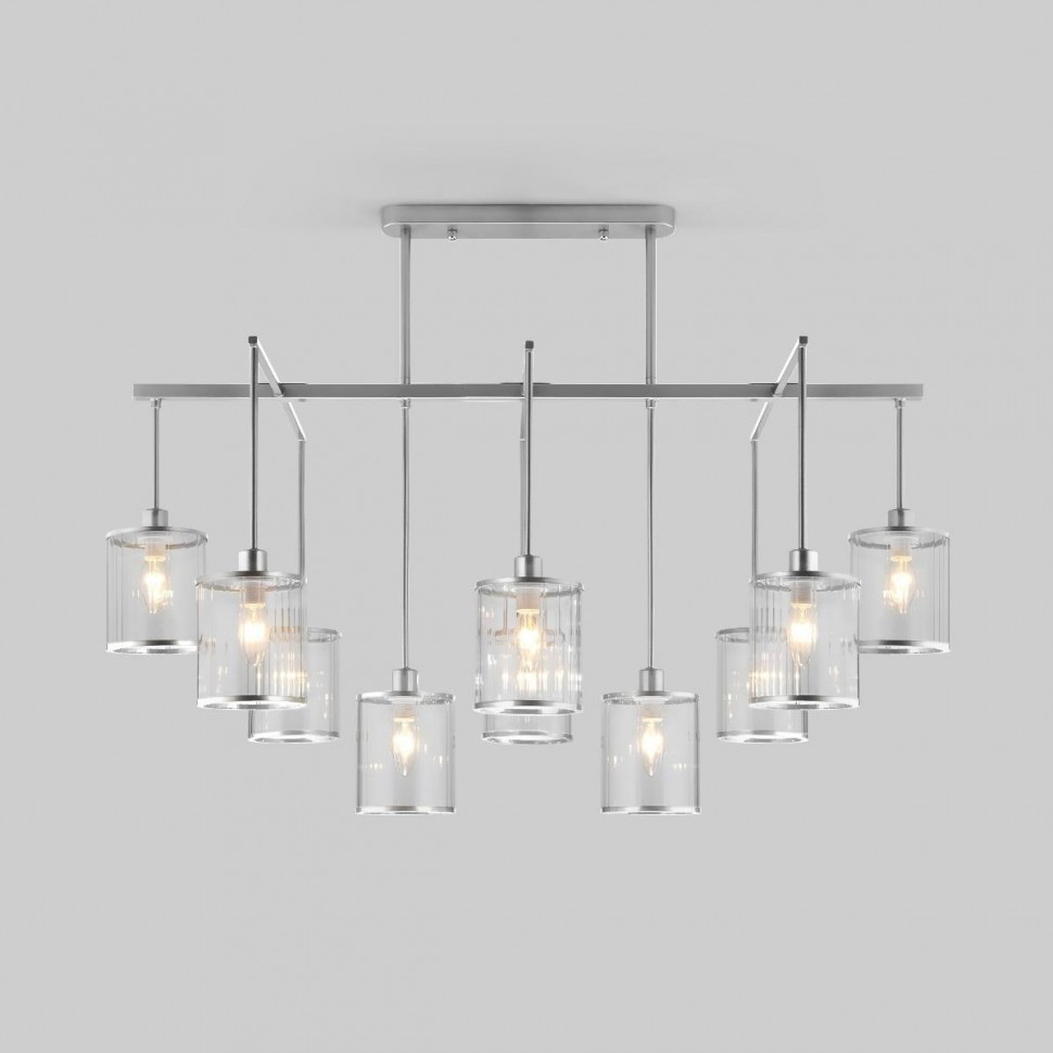 Потолочная люстра Eurosvet 60144/10 хром фото 1 &mdash; Дзинь ля-ля