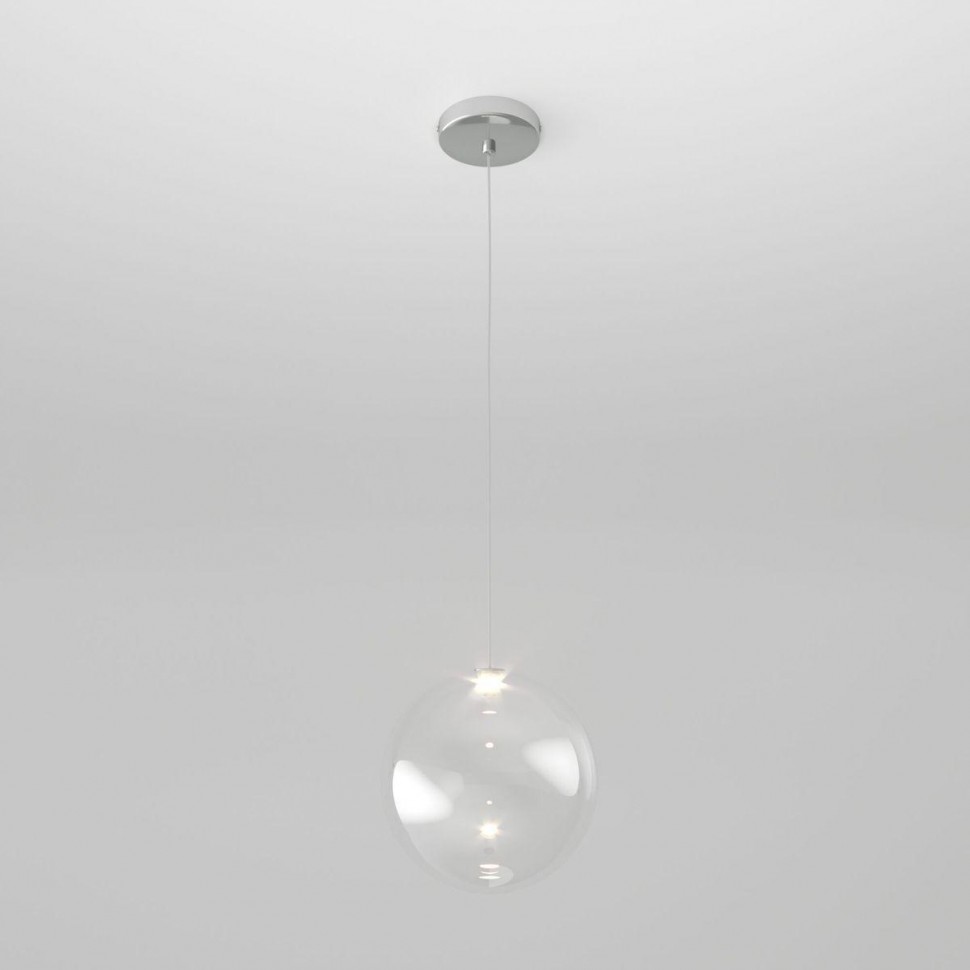 Подвесной светодиодный светильник Eurosvet Wonder 50230/1 Led прозрачный фото 1 &mdash; Дзинь ля-ля