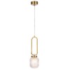 Подвесной светильник Crystal Lux Carolina SP1 V2 BRASS фото 3 &mdash; Дзинь ля-ля
