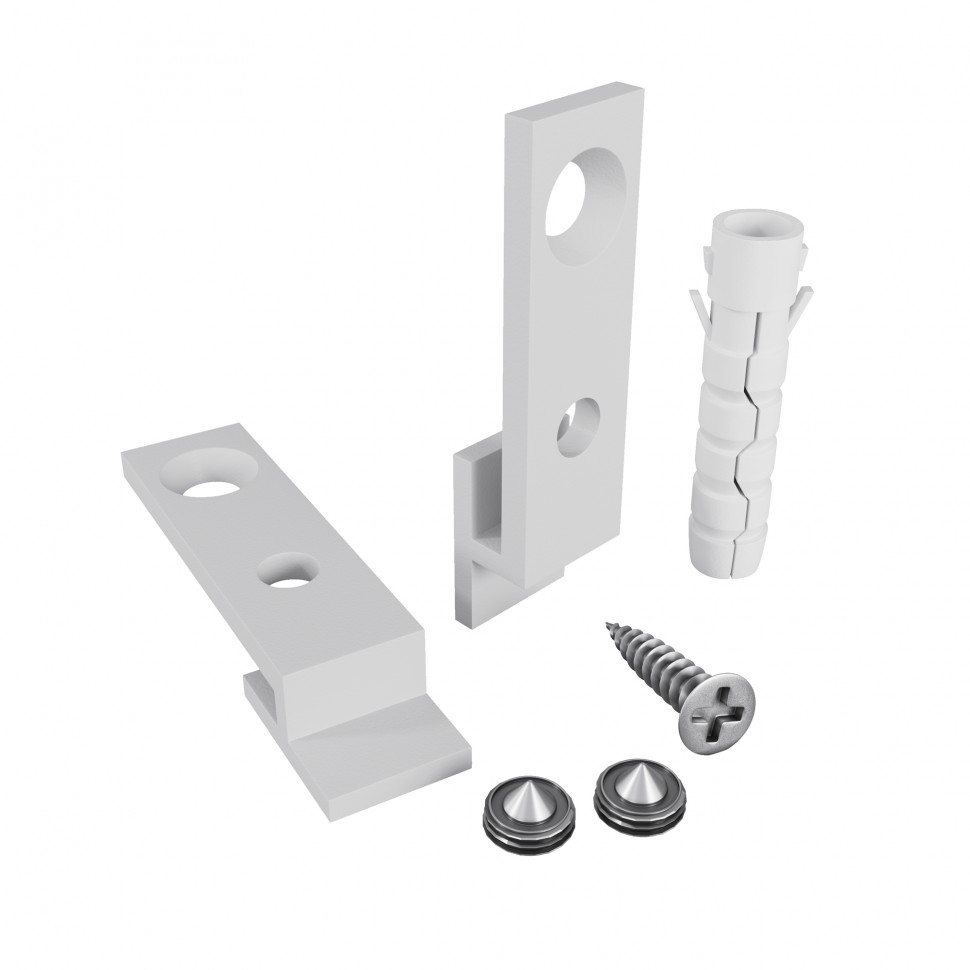 Комплект креплений для радиусного профиля со свеченим вверх/вниз 2шт. Maytoni ALM-3535R-2MT фото 1 — Дзинь ля-ля