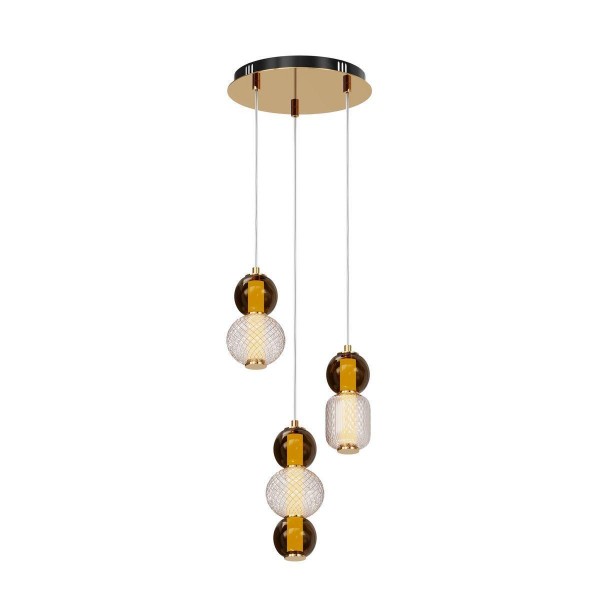 Подвесная светодиодная люстра Maytoni Drop MOD273PL-L33G3K — Дзинь ля-ля