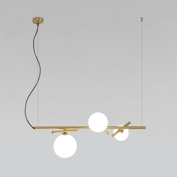 Подвесная люстра Eurosvet Salut 50382/3 латунь &mdash; Дзинь ля-ля