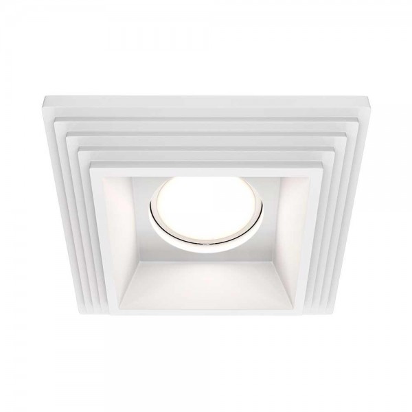 Встраиваемый светильник Maytoni Gyps DL005-1-01-W &mdash; Дзинь ля-ля