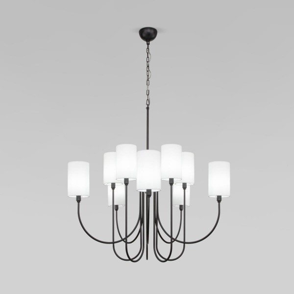 Подвесная люстра Eurosvet Abbey 60164/10 черный Smart &mdash; Дзинь ля-ля