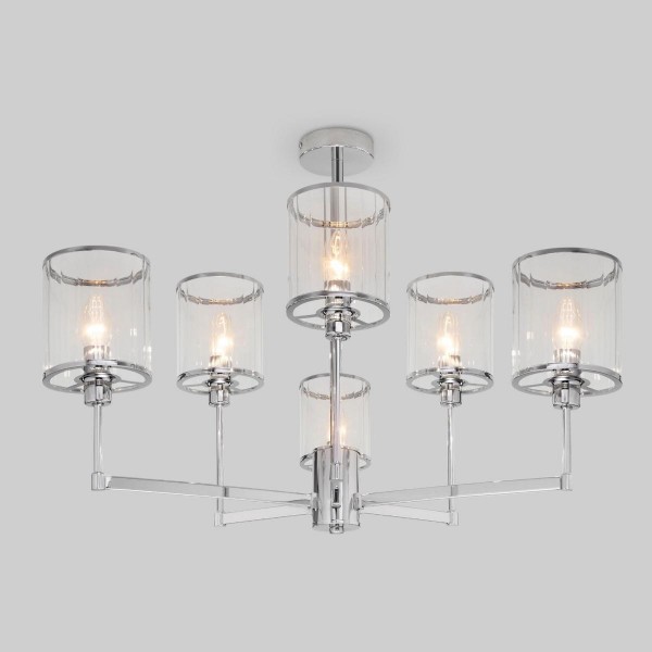 Потолочная люстра Eurosvet 60144/6 хром &mdash; Дзинь ля-ля