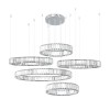 Подвесная светодиодная люстра Loft IT Crystal ring 10135/5 Chrome фото 1 — Дзинь ля-ля