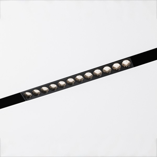 Магнитный трековый светильник MKL-102-12W4K-B Черный 220x22x44, 48V, 12W 960 lm 4000 К 36°, LED Osram, CRI&gt;90 — Дзинь ля-ля
