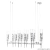 Подвесная люстра Crystal Lux Primavera SP10 Chrome фото 1 &mdash; Дзинь ля-ля